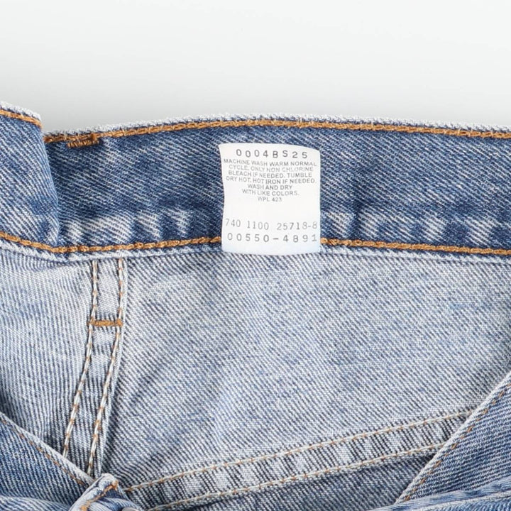 00'S Levi's 550 Relaxed Fit Tapered Denim Pants Men's W34 cotton blue type Vintage Second Hand