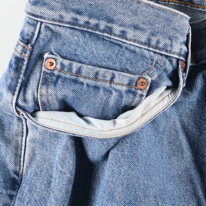 00'S Levi's 550 Relaxed Fit Tapered Denim Pants Men's W34 cotton blue type Vintage Second Hand