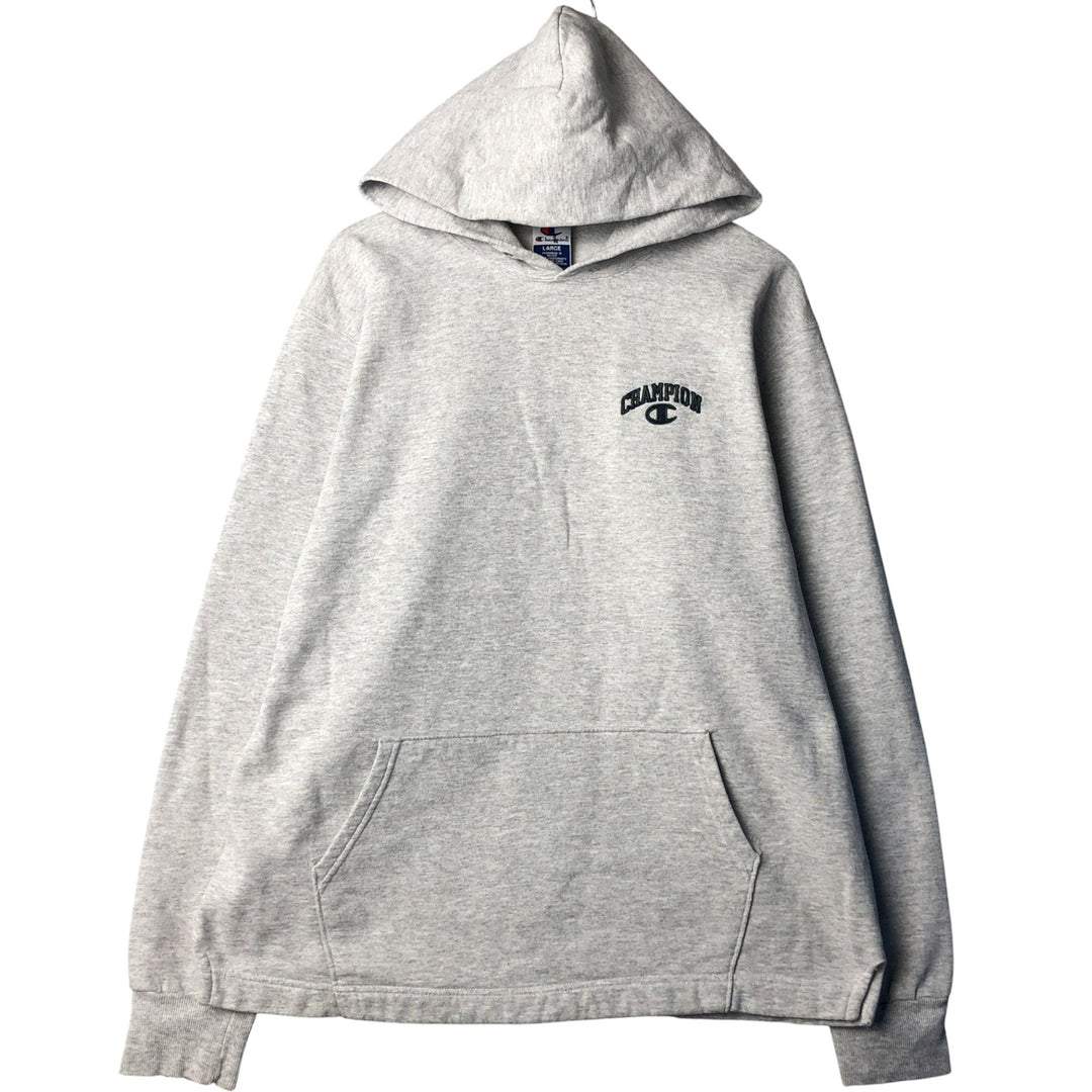 90'S Champion pullover sweatshirt, men's size L, vintage cotton gray type Vintage Second Hand