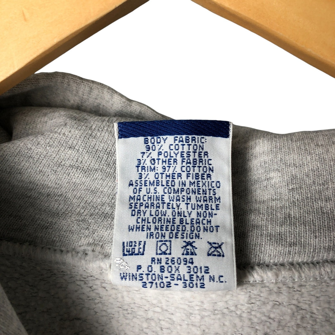 90'S Champion pullover sweatshirt, men's size L, vintage cotton gray type Vintage Second Hand