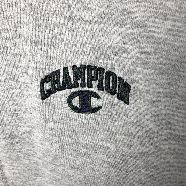 90'S Champion pullover sweatshirt, men's size L, vintage cotton gray type Vintage Second Hand