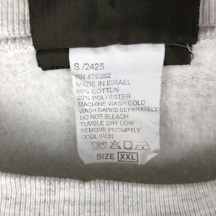 90'S Timberland WEATHERGEAR logo sweatshirt, men's XXL size, vintage cotton gray type Vintage Second Hand