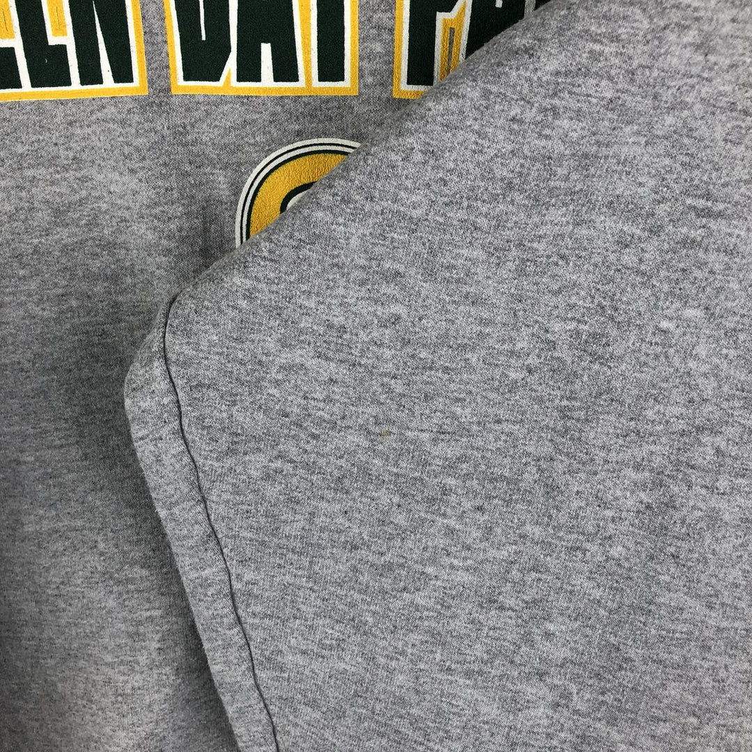 NFL GREEN BAY PACKERS Logo Sweatshirt, Men's Size XL unclear gray type Vintage Second Hand
