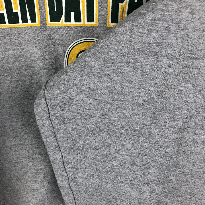 NFL GREEN BAY PACKERS Logo Sweatshirt, Men's Size XL unclear gray type Vintage Second Hand
