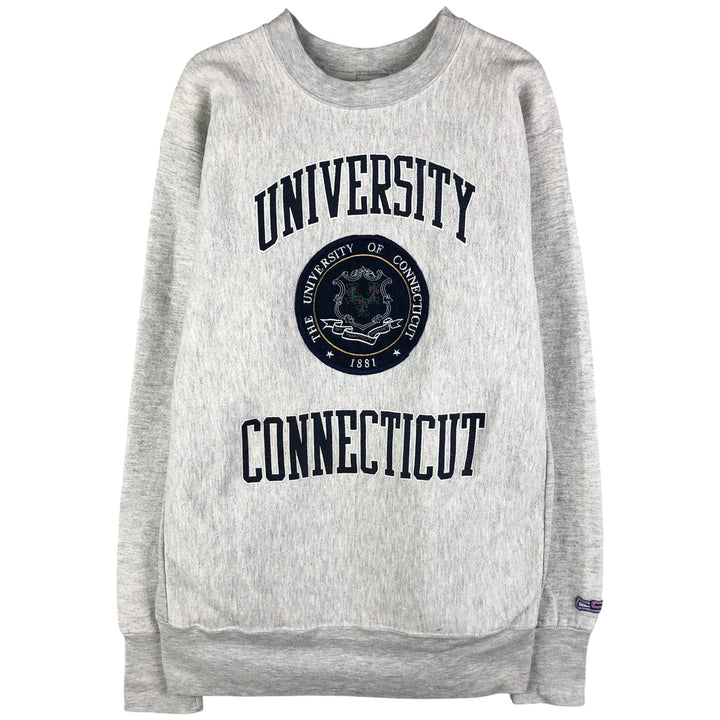Vintage 90'S Crable Sportswear college sweatshirt, size L, men's cotton gray type Vintage Second Hand