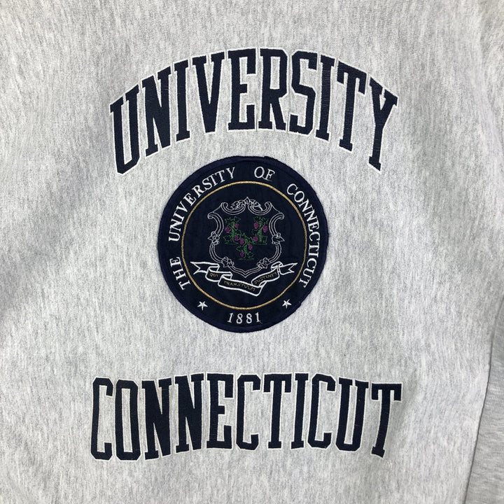 Vintage 90'S Crable Sportswear college sweatshirt, size L, men's cotton gray type Vintage Second Hand