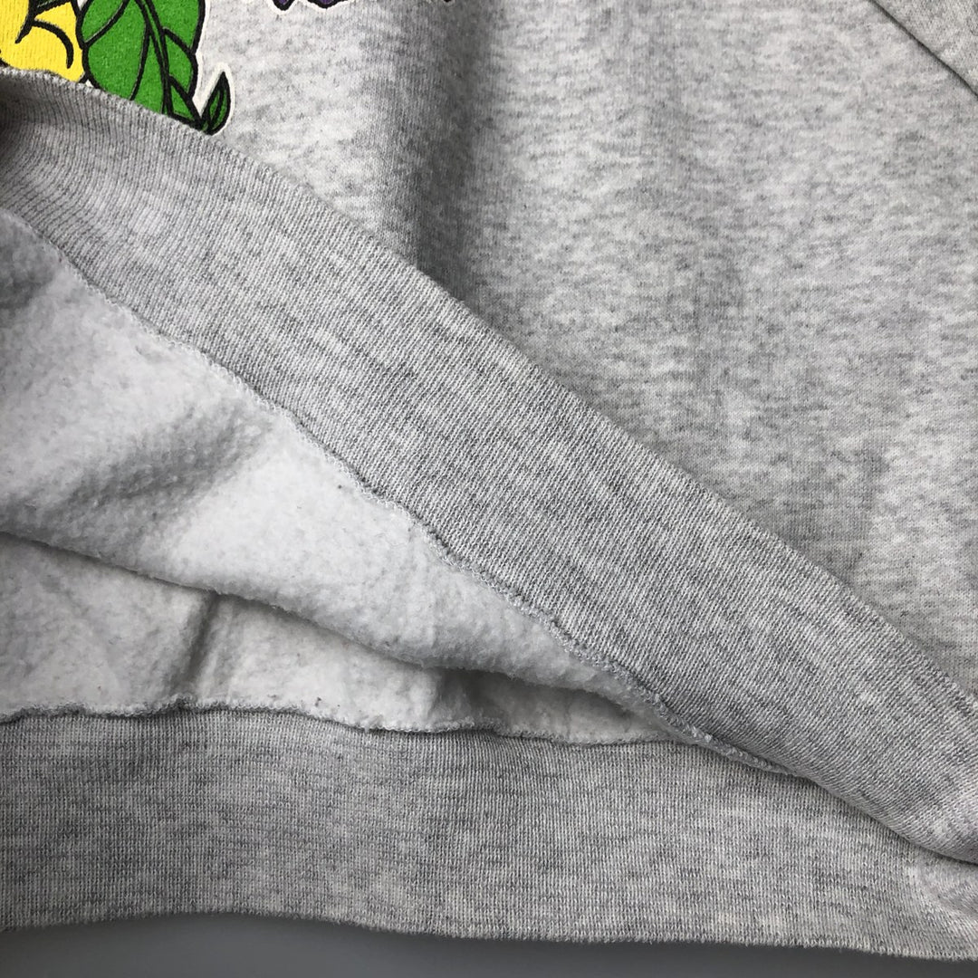 90'S Warner Bros. Tweety Tie Character Sweatshirt, Made in USA, Men's Size XL, Vintage cotton gray type Vintage Second Hand