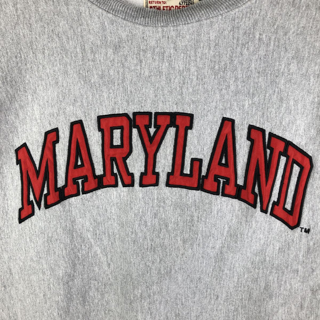 Vintage 90'S Steve and Barrys college sweatshirt, size L, men's cotton gray type Vintage Second Hand