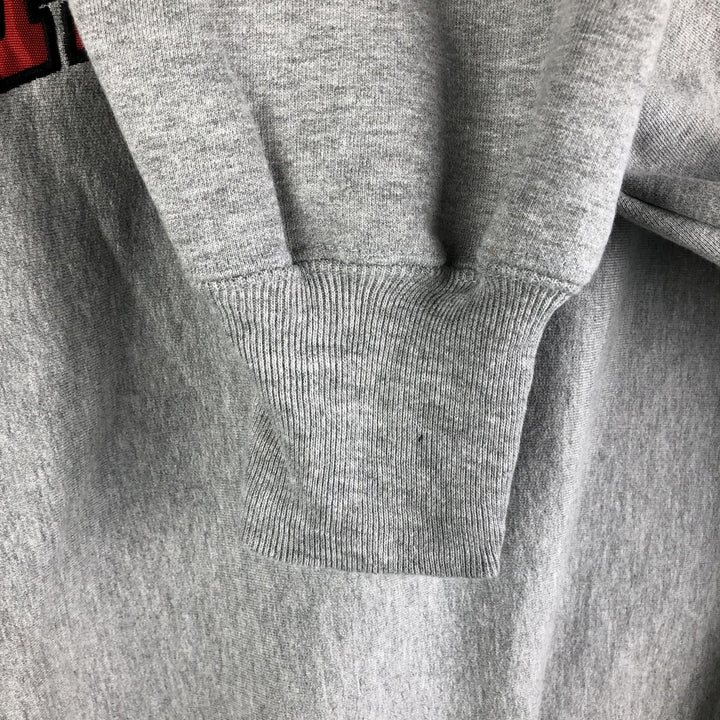 Vintage 90'S Steve and Barrys college sweatshirt, size L, men's cotton gray type Vintage Second Hand