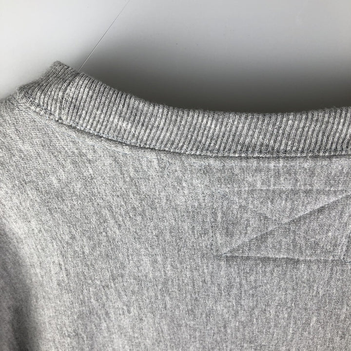 Vintage 90'S Steve and Barrys college sweatshirt, size L, men's cotton gray type Vintage Second Hand