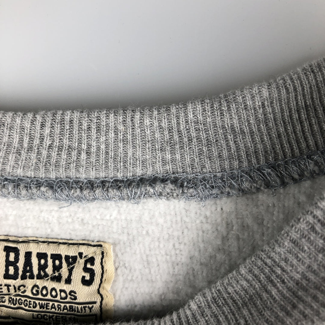 Vintage 90'S Steve and Barrys college sweatshirt, size L, men's cotton gray type Vintage Second Hand