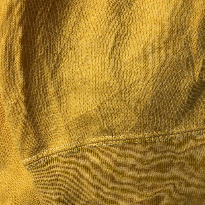 Vintage 60s-70'S Sportswear Printed Sweatshirt, Made in USA, Men's Size Medium acrylic yellow type Vintage Second Hand