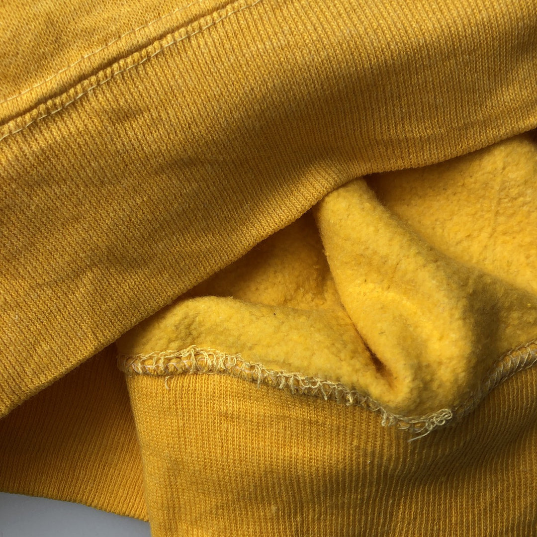 Vintage 60s-70'S Sportswear Printed Sweatshirt, Made in USA, Men's Size Medium acrylic yellow type Vintage Second Hand