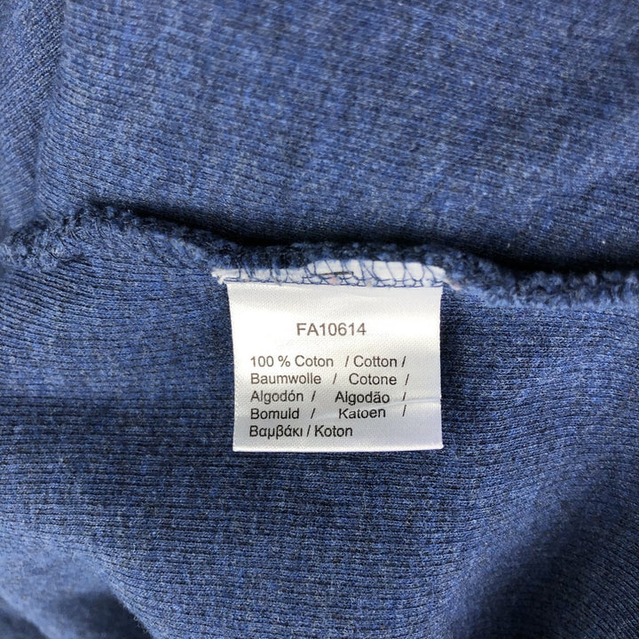 Lacoste Half-Zip Sweatshirt, Men's Size XL cotton navy blue type Vintage Second Hand