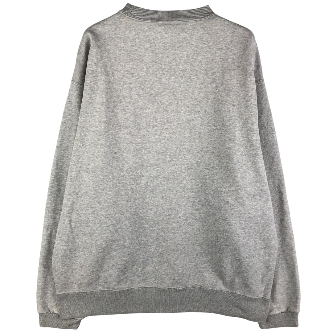 2000'S Nike Team College Sweatshirt, Men's Size Medium cotton gray type Vintage Second Hand