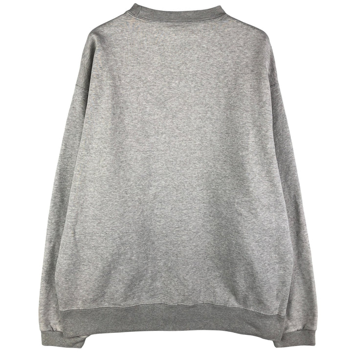 2000'S Nike Team College Sweatshirt, Men's Size Medium cotton gray type Vintage Second Hand