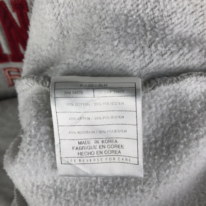 2000'S Nike Team College Sweatshirt, Men's Size Medium cotton gray type Vintage Second Hand