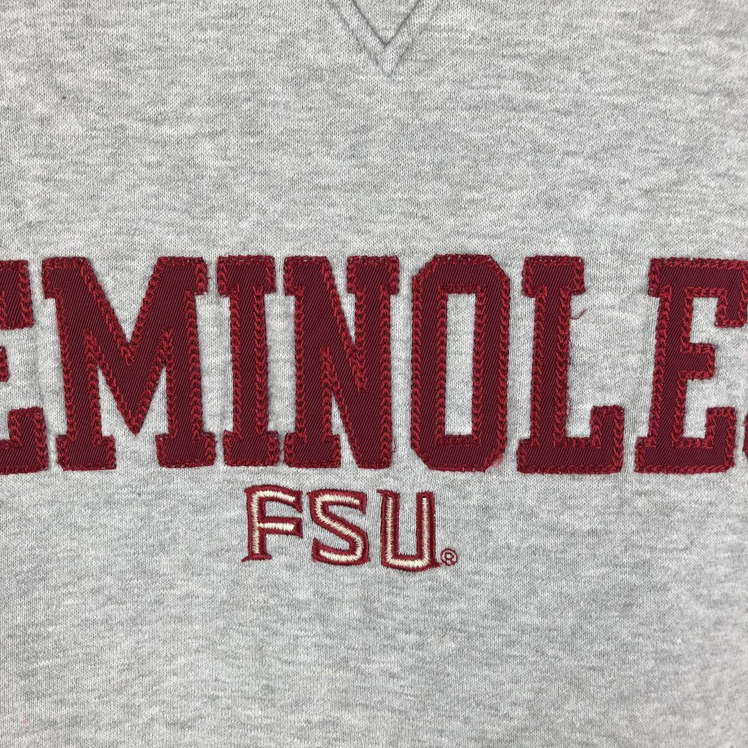 2000'S Nike Team College Sweatshirt, Men's Size Medium cotton gray type Vintage Second Hand