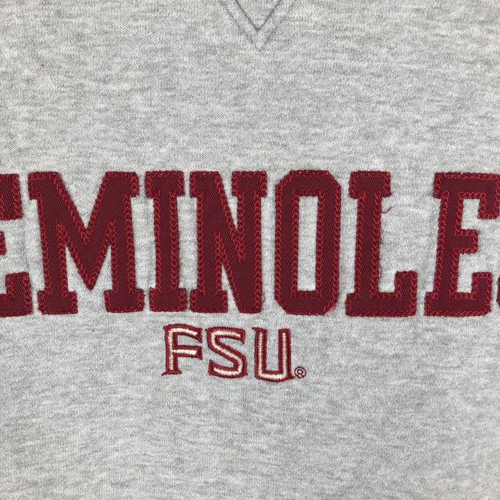 2000'S Nike Team College Sweatshirt, Men's Size Medium cotton gray type Vintage Second Hand