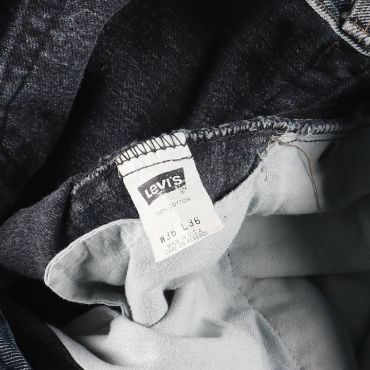 Levi's 505-4865 Tapered Denim Pants, Made in USA, Men's Size 34 (approx.) cotton blue type Vintage Second Hand