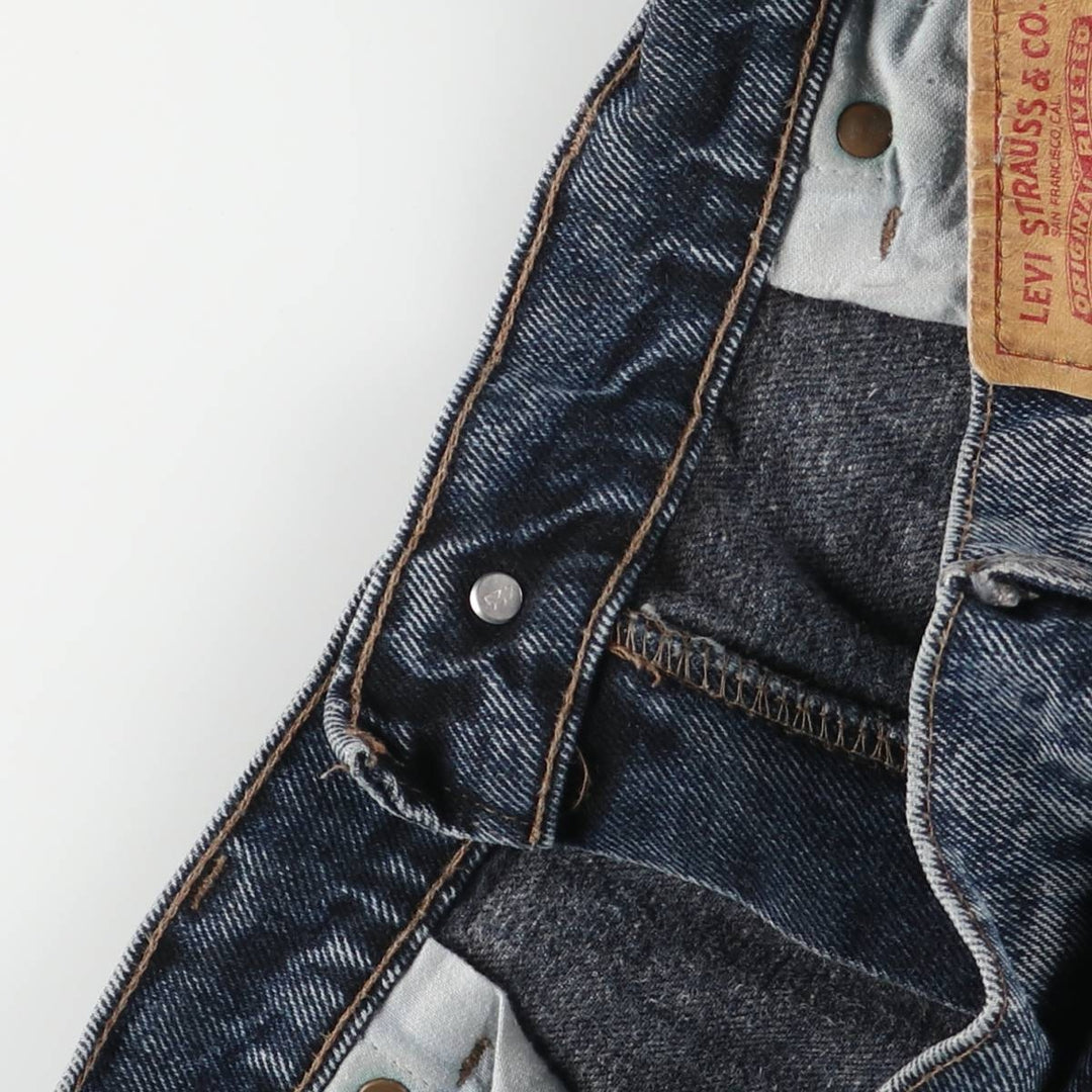Levi's 505-4865 Tapered Denim Pants, Made in USA, Men's Size 34 (approx.) cotton blue type Vintage Second Hand