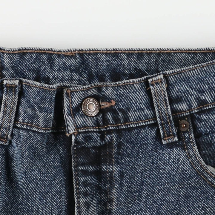 Levi's 505-4865 Tapered Denim Pants, Made in USA, Men's Size 34 (approx.) cotton blue type Vintage Second Hand