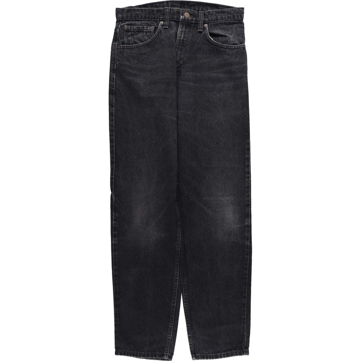 90s-00'S Vintage Levi's 550 Black Denim Tapered Denim Pants, Made in Canada, Men's Size W30 cotton black type Vintage Second Hand