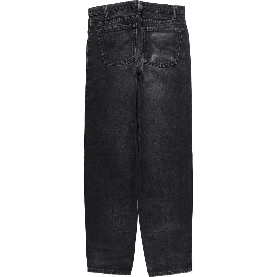 90s-00'S Vintage Levi's 550 Black Denim Tapered Denim Pants, Made in Canada, Men's Size W30 cotton black type Vintage Second Hand