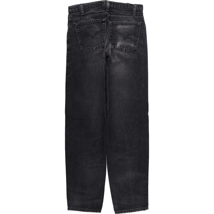 90s-00'S Vintage Levi's 550 Black Denim Tapered Denim Pants, Made in Canada, Men's Size W30 cotton black type Vintage Second Hand