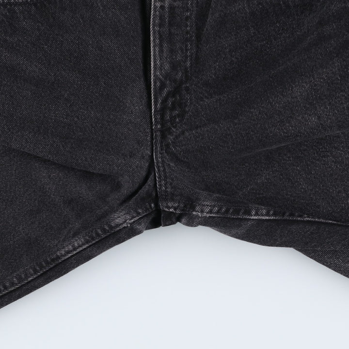 90s-00'S Vintage Levi's 550 Black Denim Tapered Denim Pants, Made in Canada, Men's Size W30 cotton black type Vintage Second Hand
