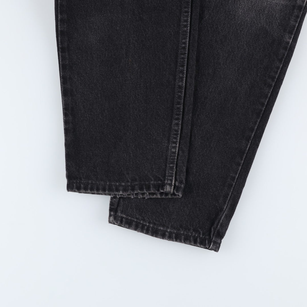 90s-00'S Vintage Levi's 550 Black Denim Tapered Denim Pants, Made in Canada, Men's Size W30 cotton black type Vintage Second Hand