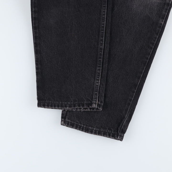 90s-00'S Vintage Levi's 550 Black Denim Tapered Denim Pants, Made in Canada, Men's Size W30 cotton black type Vintage Second Hand