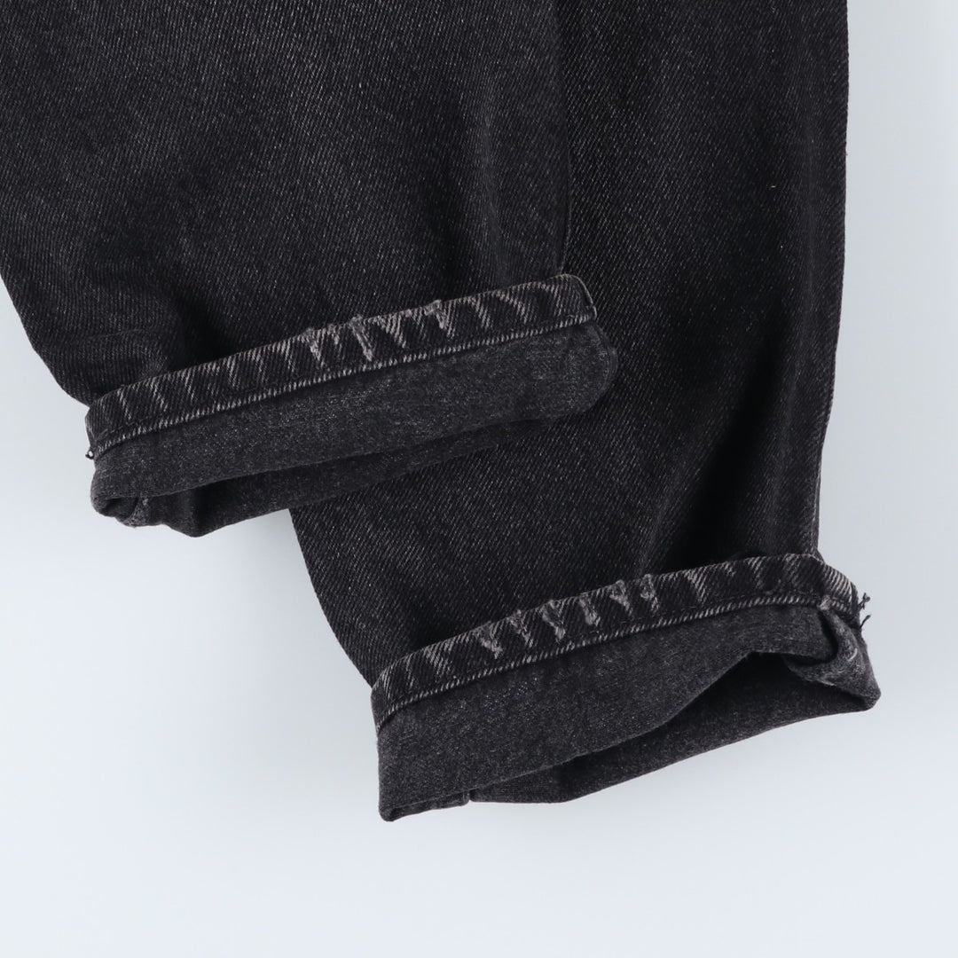 90s-00'S Vintage Levi's 550 Black Denim Tapered Denim Pants, Made in Canada, Men's Size W30 cotton black type Vintage Second Hand