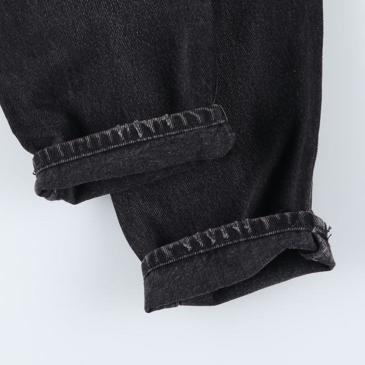 90s-00'S Vintage Levi's 550 Black Denim Tapered Denim Pants, Made in Canada, Men's Size W30 cotton black type Vintage Second Hand