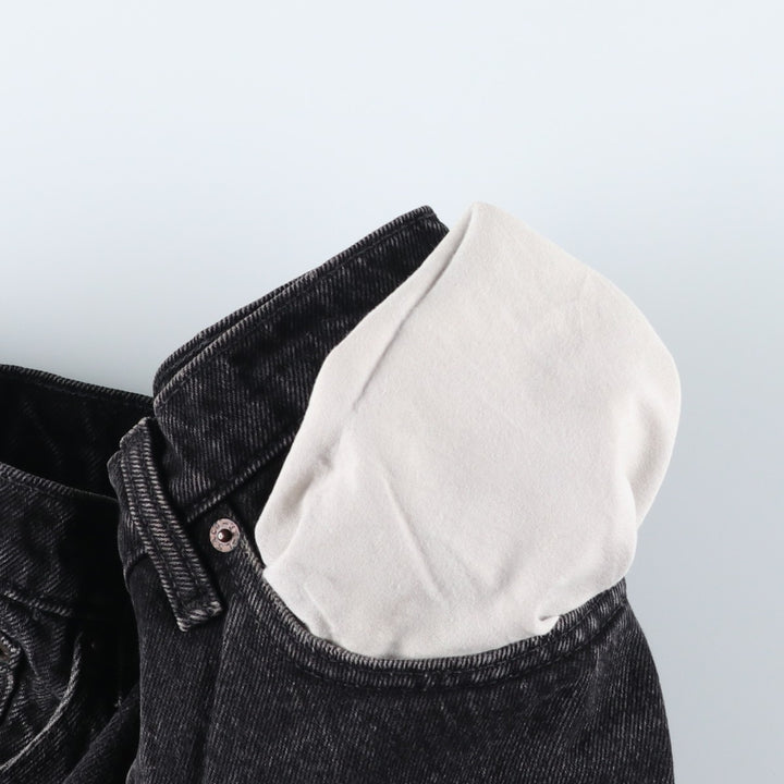 90s-00'S Vintage Levi's 550 Black Denim Tapered Denim Pants, Made in Canada, Men's Size W30 cotton black type Vintage Second Hand
