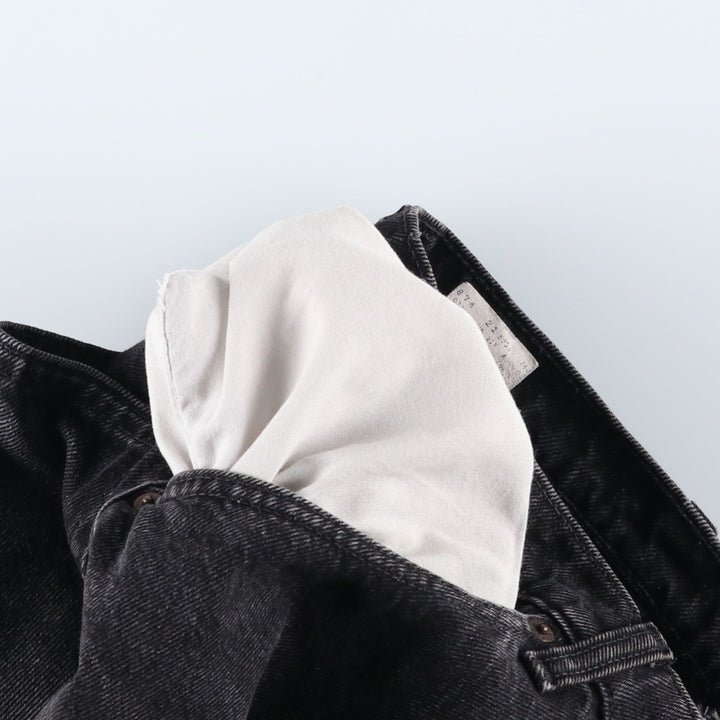 90s-00'S Vintage Levi's 550 Black Denim Tapered Denim Pants, Made in Canada, Men's Size W30 cotton black type Vintage Second Hand
