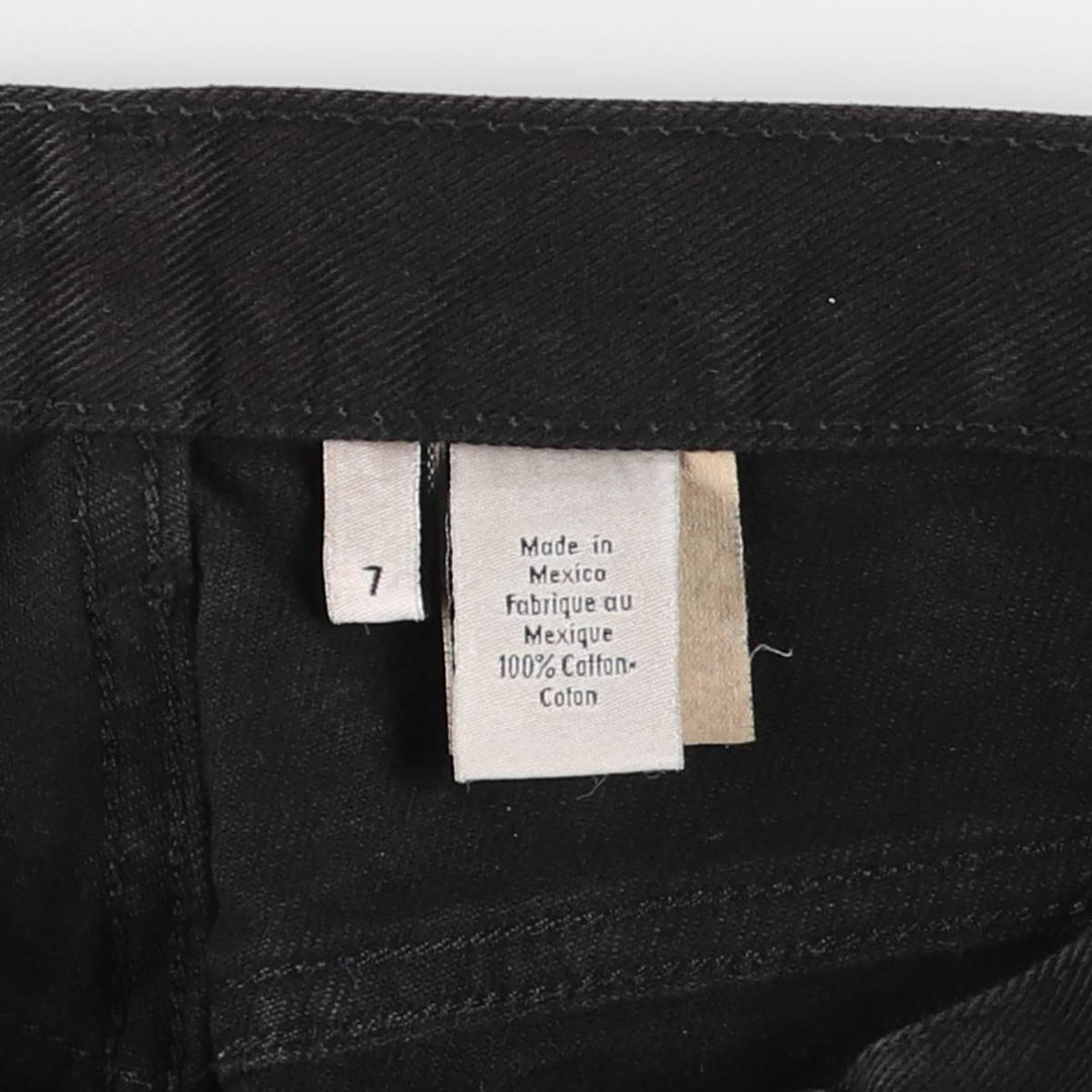 Calvin Klein Jeans Black Denim Tapered Denim Pants, Women's Size L (W29) cotton black type Vintage Second Hand