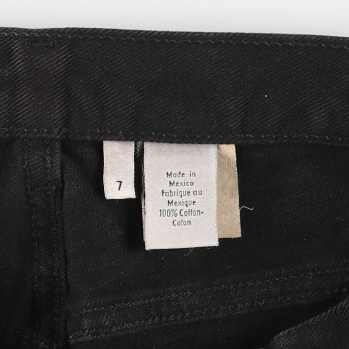 Calvin Klein Jeans Black Denim Tapered Denim Pants, Women's Size L (W29) cotton black type Vintage Second Hand