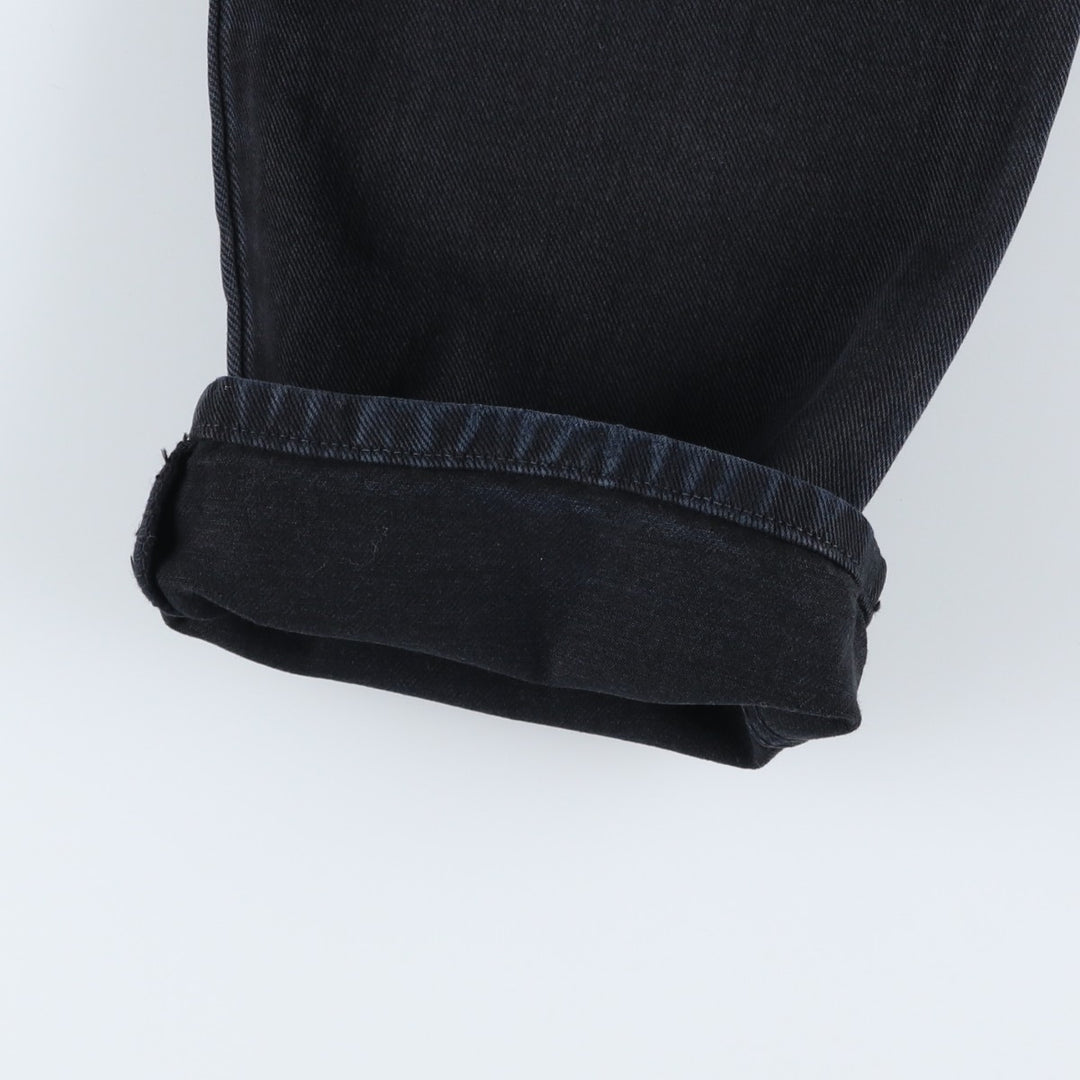 90s-00'S Calvin Klein Jeans Black Denim Straight Denim Pants Men's Vintage Size W30 cotton black type Vintage Second Hand