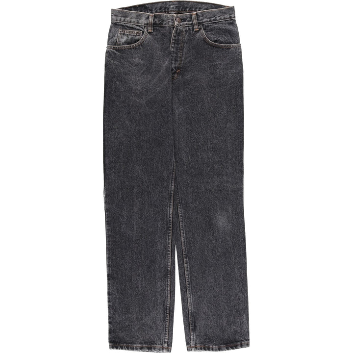 90'S GAP Old Gap Black Denim Tapered Denim Pants, Made in USA, Men's, W29, Vintage cotton black type Vintage Second Hand