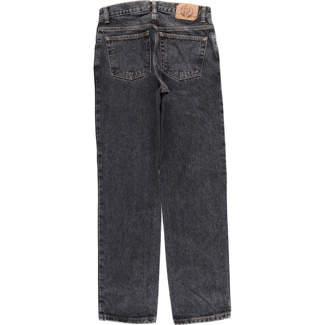 90'S GAP Old Gap Black Denim Tapered Denim Pants, Made in USA, Men's, W29, Vintage cotton black type Vintage Second Hand