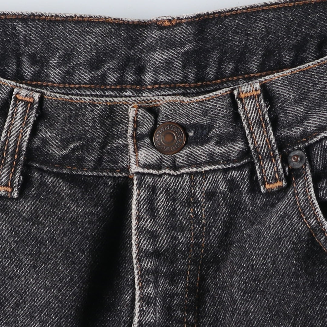 90'S GAP Old Gap Black Denim Tapered Denim Pants, Made in USA, Men's, W29, Vintage cotton black type Vintage Second Hand
