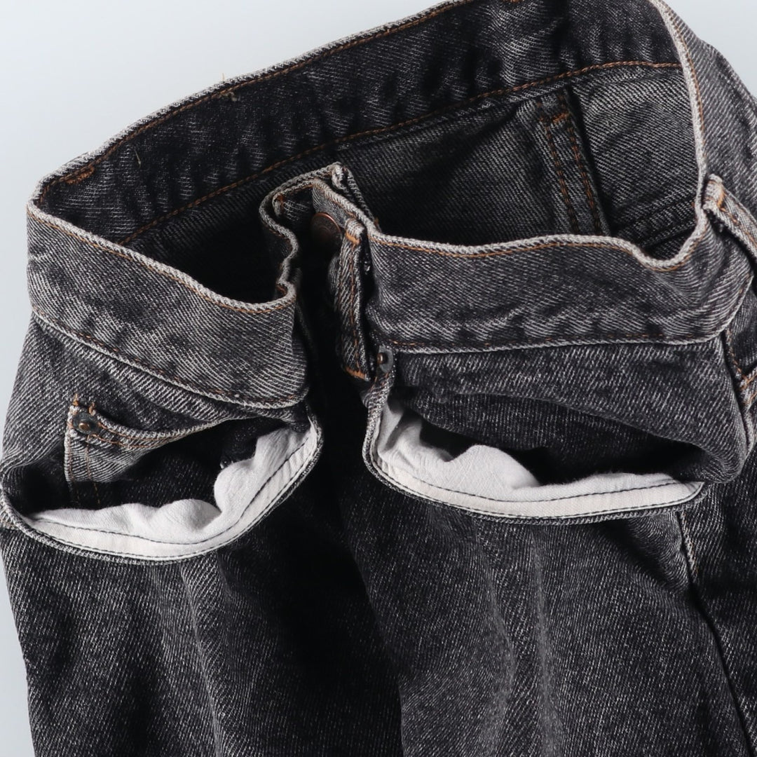 90'S GAP Old Gap Black Denim Tapered Denim Pants, Made in USA, Men's, W29, Vintage cotton black type Vintage Second Hand