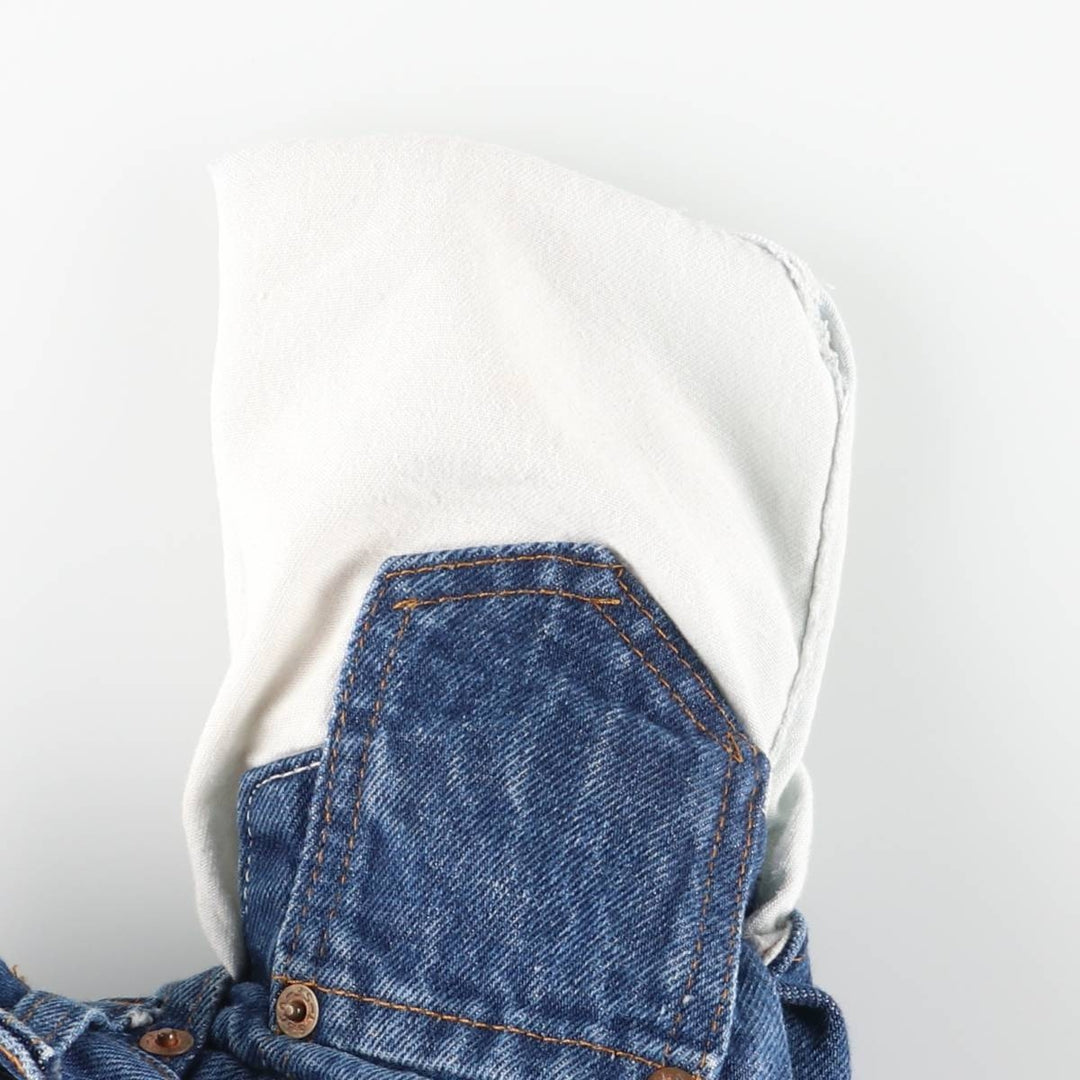 Vintage 1980'S Levi's 505-0217 tapered denim pants, made in the USA, men's size W30. cotton blue type Vintage Second Hand