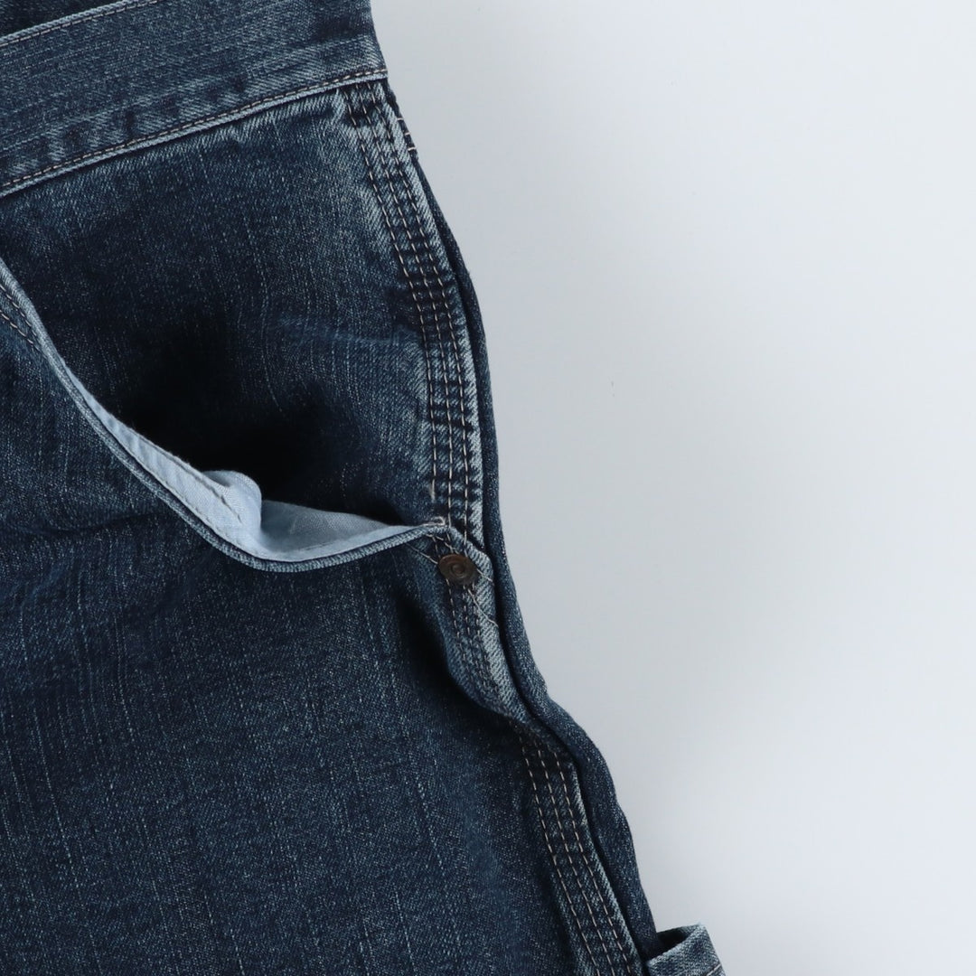 Wrangler Denim Painter Pants for Men, W34 equivalent cotton navy blue type Vintage Second Hand