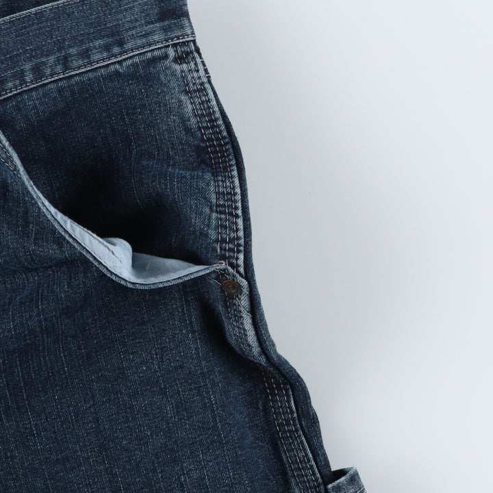 Wrangler Denim Painter Pants for Men, W34 equivalent cotton navy blue type Vintage Second Hand