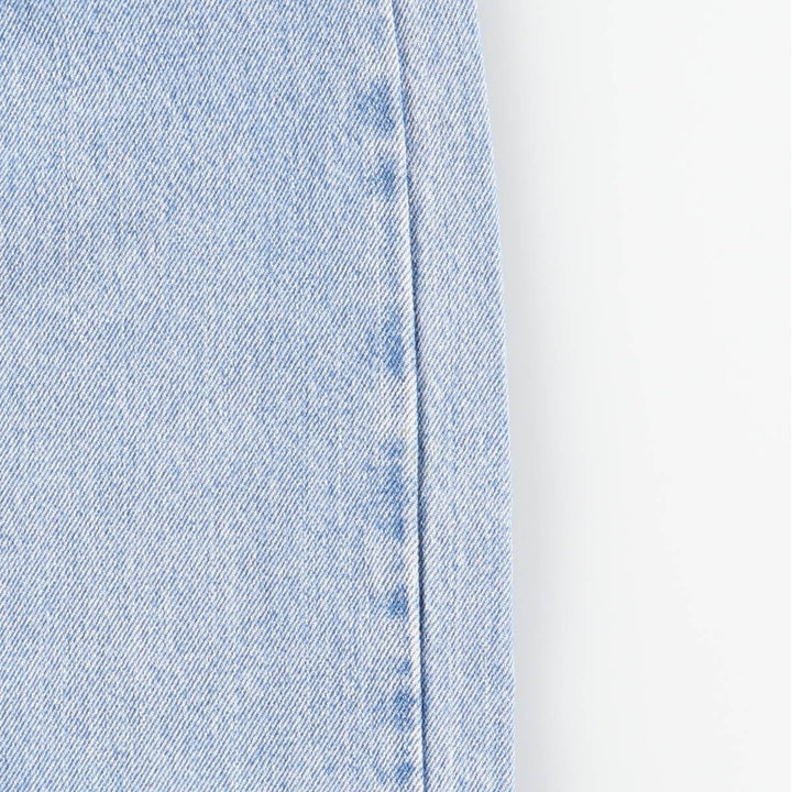 00'S Levi's 505 REGULAR FIT STRAIGHT LEG tapered denim pants for men, size w32 cotton blue type Vintage Second Hand