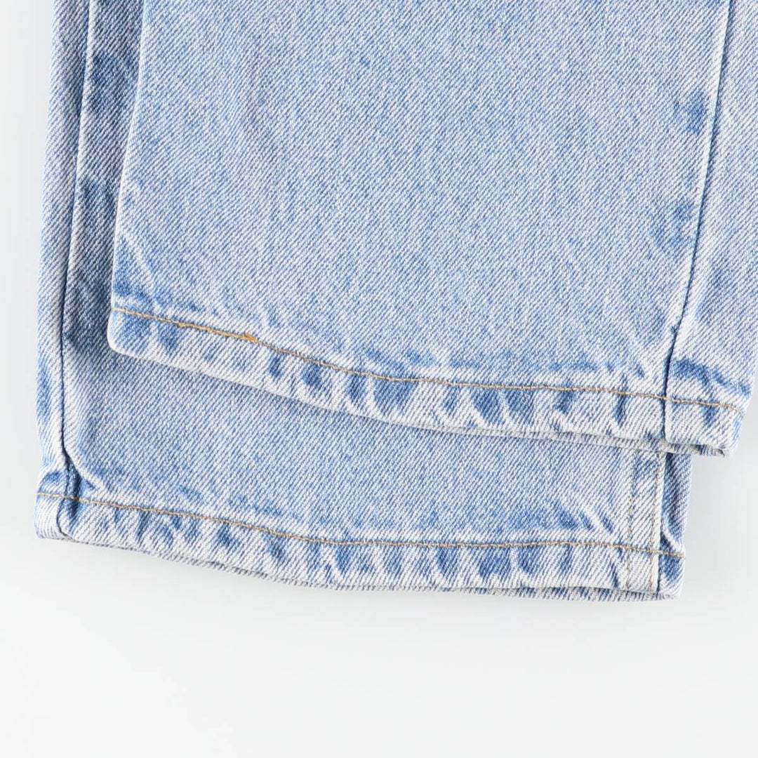 00'S Levi's 505 REGULAR FIT STRAIGHT LEG tapered denim pants for men, size w32 cotton blue type Vintage Second Hand