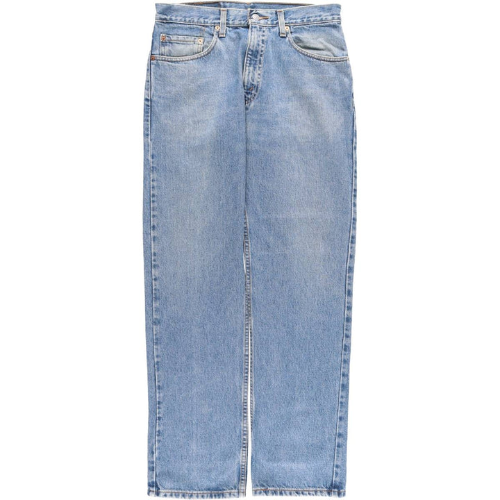 00'S Levi's 505 REGULAR FIT STRAIGHT LEG tapered denim pants for men, size w31 cotton blue type Vintage Second Hand
