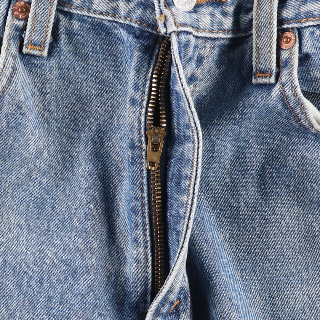 00'S Levi's 505 REGULAR FIT STRAIGHT LEG tapered denim pants for men, size w31 cotton blue type Vintage Second Hand